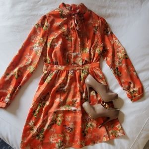 Pussy Bow Fall Fit & Flair